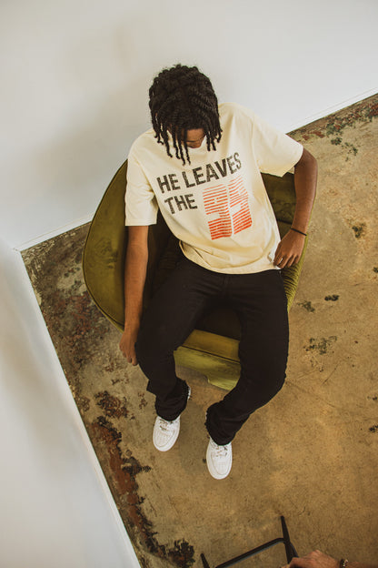 HE LEAVES THE 99 T-SHIRT - Elohim Gallery